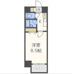 エンクレスト博多駅南の物件間取画像